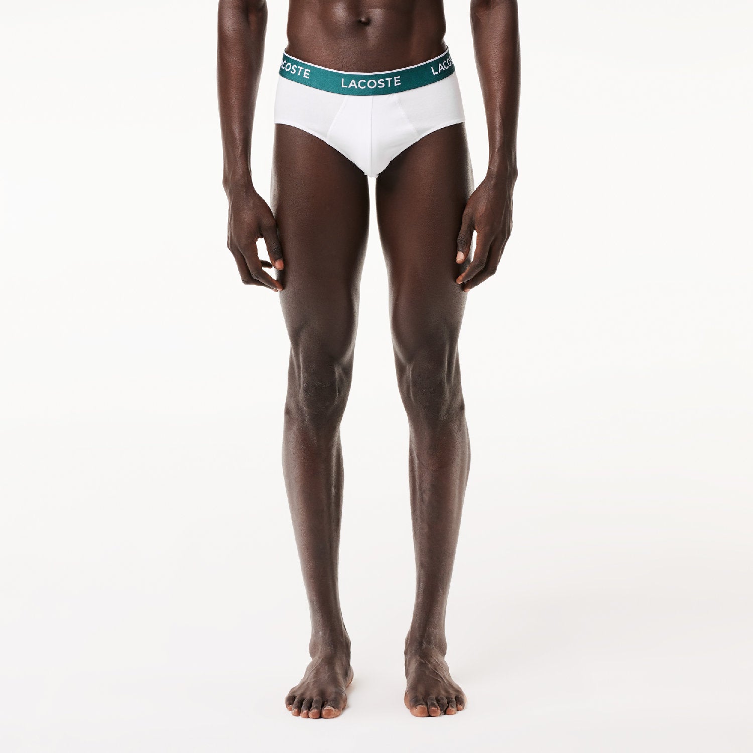 Set of 3 briefs with branded waistband - Black & White