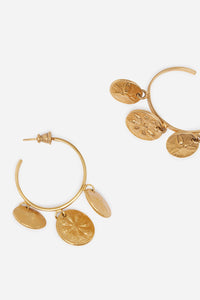 Junon wool earrings - Gold