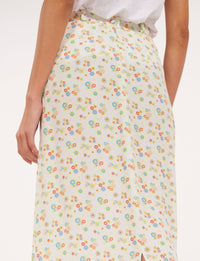 1qty RELIQUAT 65€ 100%  / Jupe longue Aissa - Multi Primavera