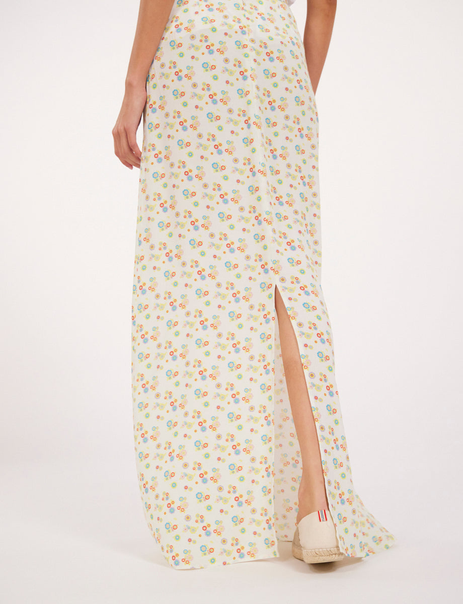 1qty RELIQUAT 65€ 100%  / Jupe longue Aissa - Multi Primavera