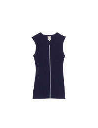 2qty RELIQUAT 50€ 42,9%  / Débardeur côtelé Léonie - Blue Navy