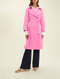 3qty RELIQUAT 150€ 0%  / Trench-coat Blake ceinturé - Pink