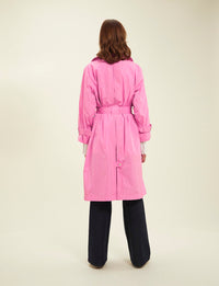 3qty RELIQUAT 150€ 0%  / Trench-coat Blake ceinturé - Pink