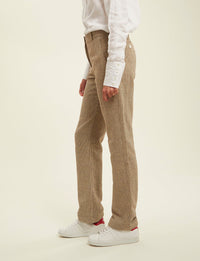4qty RELIQUAT 75€ 40%  / Pantalon droit Francisco en lin - Multicolor