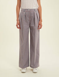 6qty RELIQUAT 75€ 16,7%  / Pantalon droit Luciano - Turquoise Multicolor