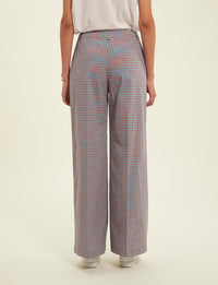 6qty RELIQUAT 75€ 16,7%  / Pantalon droit Luciano - Turquoise Multicolor