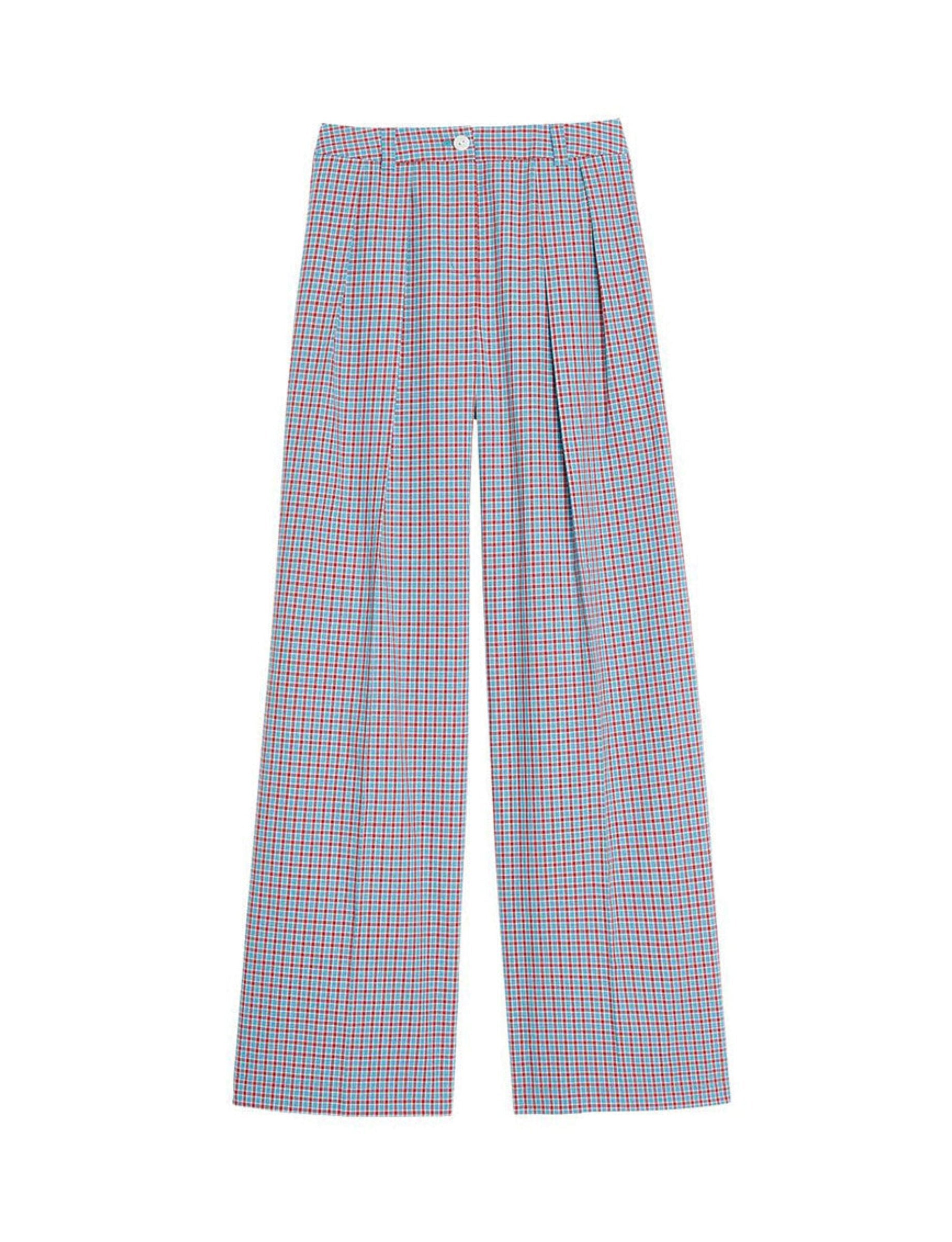6qty RELIQUAT 75€ 16,7%  / Pantalon droit Luciano - Turquoise Multicolor