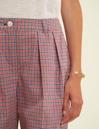 3qty RELIQUAT 75€ 16,7%  / Pantalon droit Luciano - Red Multicolor