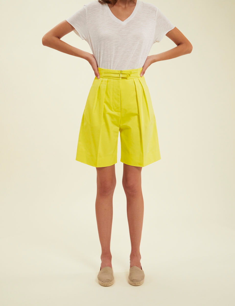 32qty RELIQUAT 65€ 0%  / Short taille haute Prune - Yellow