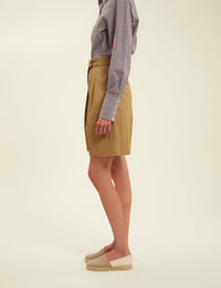 24qty RELIQUAT 65€ 11,9%  / Short taille haute Prune - Khaki