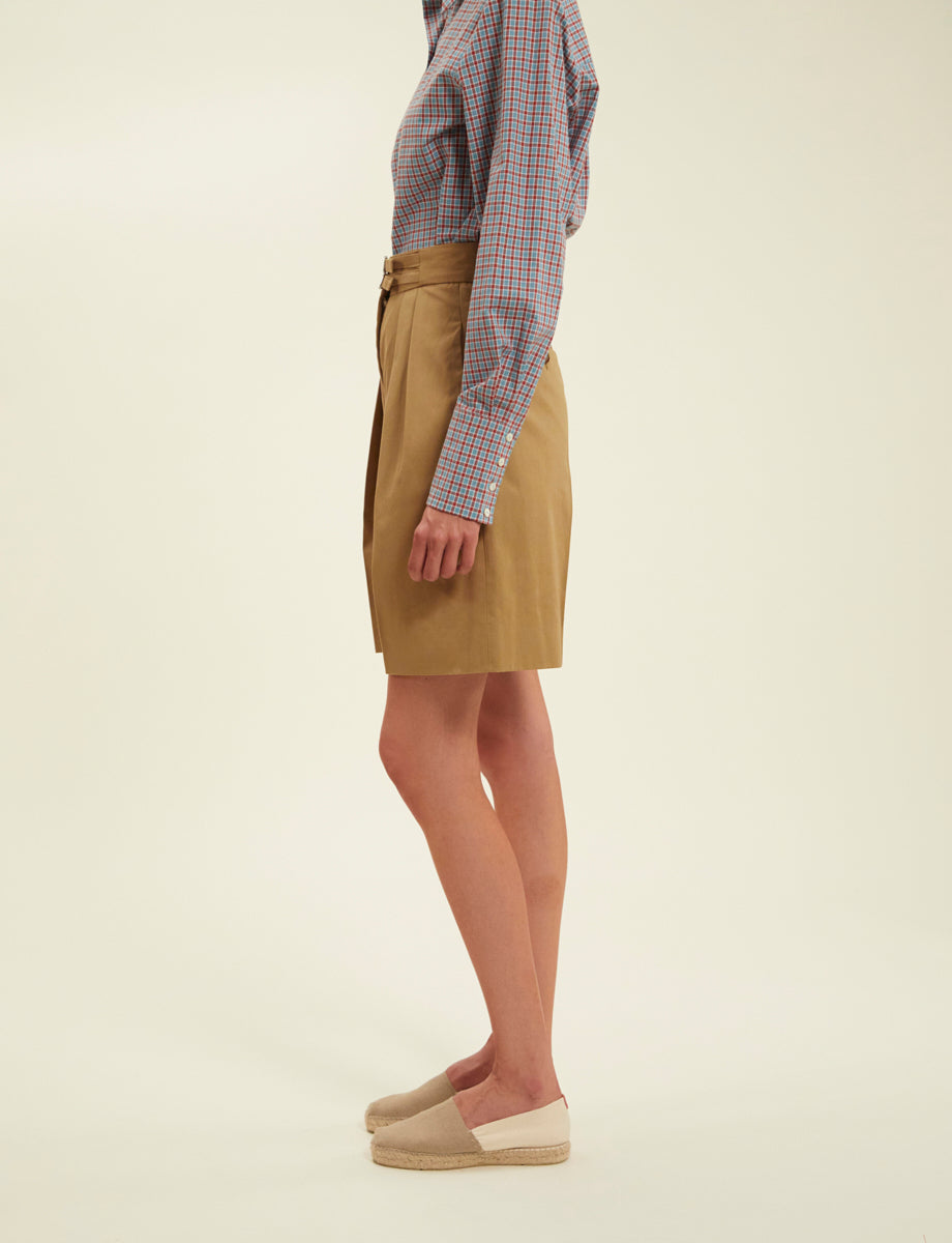 24qty RELIQUAT 65€ 11,9%  / Short taille haute Prune - Khaki