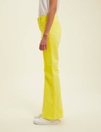 1qty RELIQUAT 75€ 0%  / Pantalon flare Charlotte - Yellow