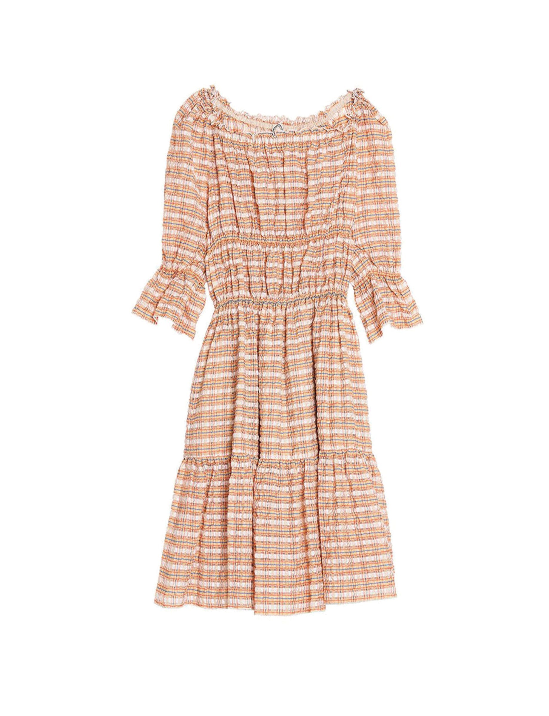 1qty RELIQUAT 90€ 100%  / Robe courte Palmina - Red Multicolor