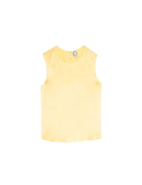 3qty RELIQUAT 65€ 0%  / Débardeur Albert en soie - Yellow