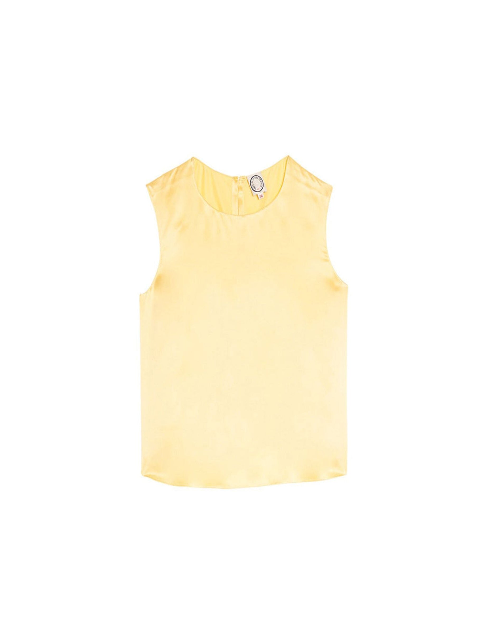 3qty RELIQUAT 65€ 0%  / Débardeur Albert en soie - Yellow