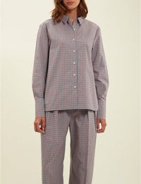 25qty RELIQUAT 95€ 6,5%  / Chemise asymétrique Falco - Turquoise Multicolor