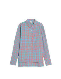 25qty RELIQUAT 95€ 6,5%  / Chemise asymétrique Falco - Turquoise Multicolor