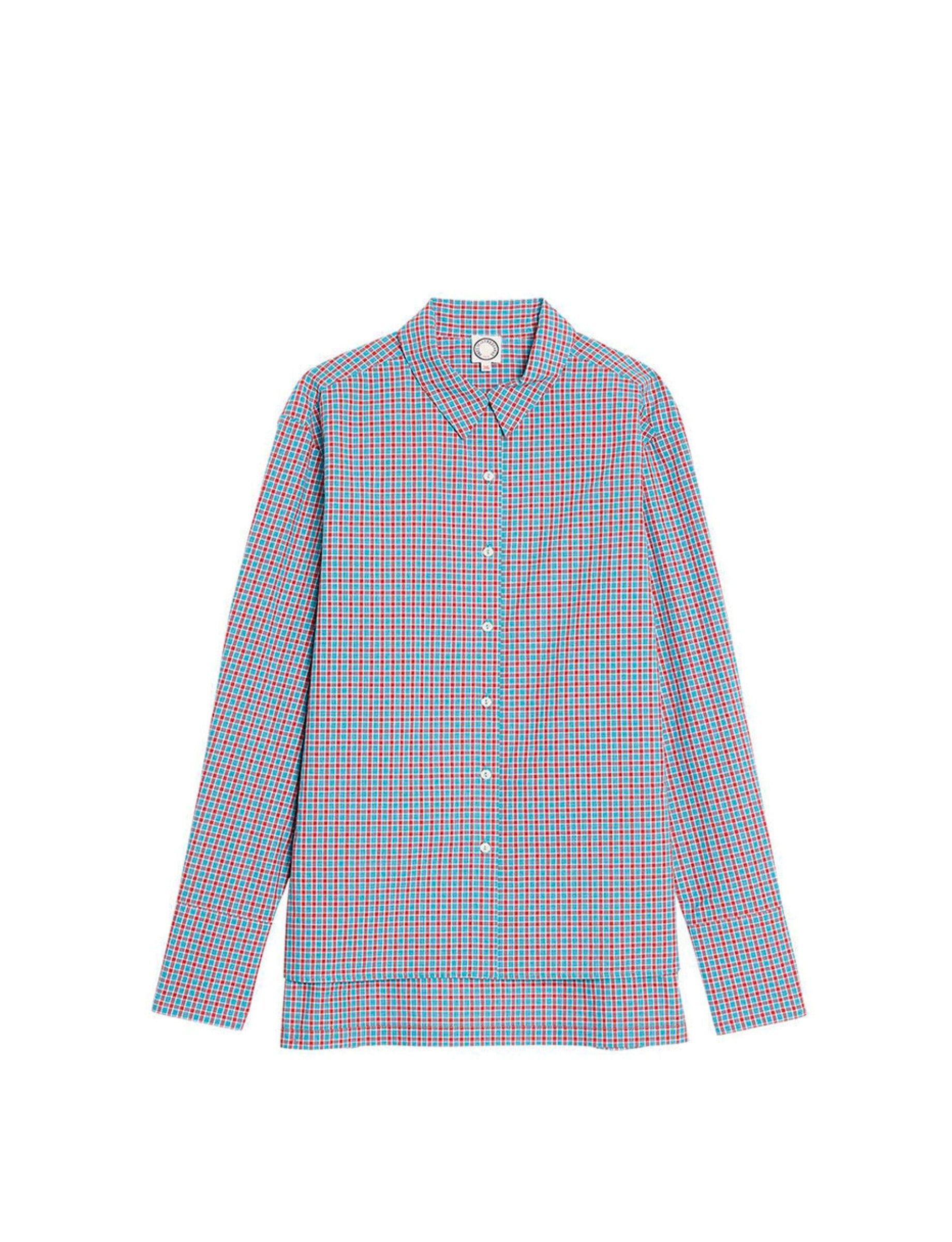 25qty RELIQUAT 95€ 6,5%  / Chemise asymétrique Falco - Turquoise Multicolor