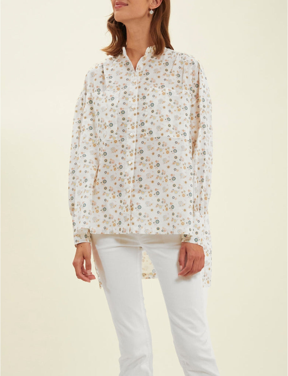 4qty RELIQUAT 95€ 0%  / Chemise oversize Adamo - Pink Primavera