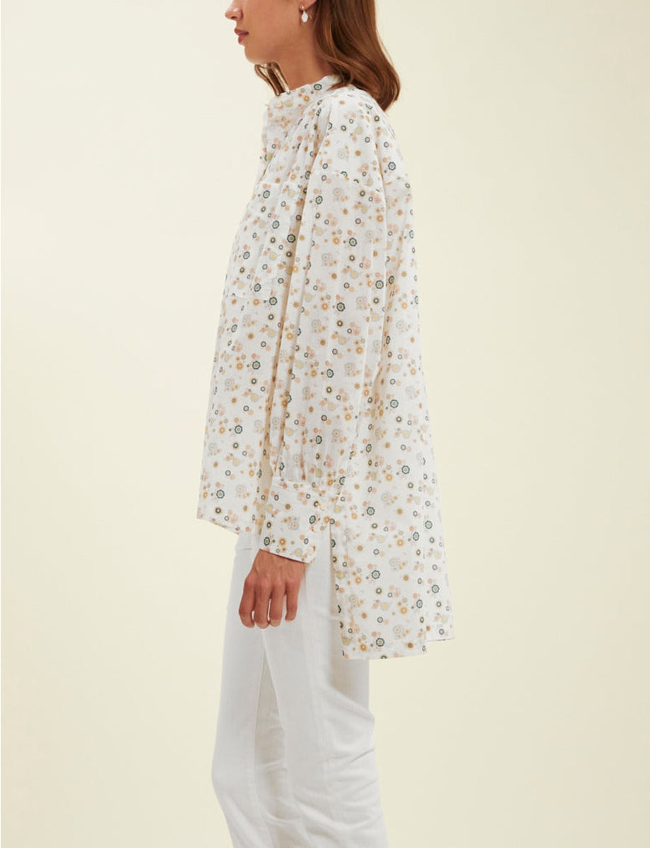 4qty RELIQUAT 95€ 0%  / Chemise oversize Adamo - Pink Primavera