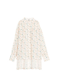 4qty RELIQUAT 95€ 0%  / Chemise oversize Adamo - Pink Primavera