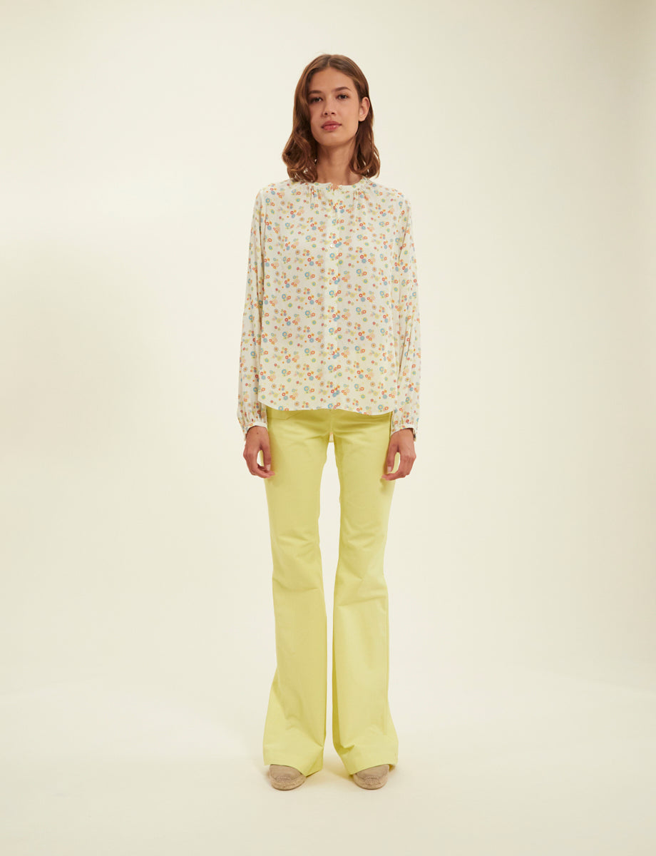 10qty RELIQUAT 95€ 10%  / Chemise boufante Josephine - Multi Primavera