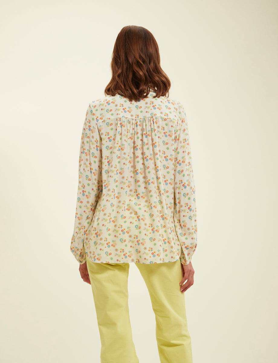 10qty RELIQUAT 95€ 10%  / Chemise boufante Josephine - Multi Primavera