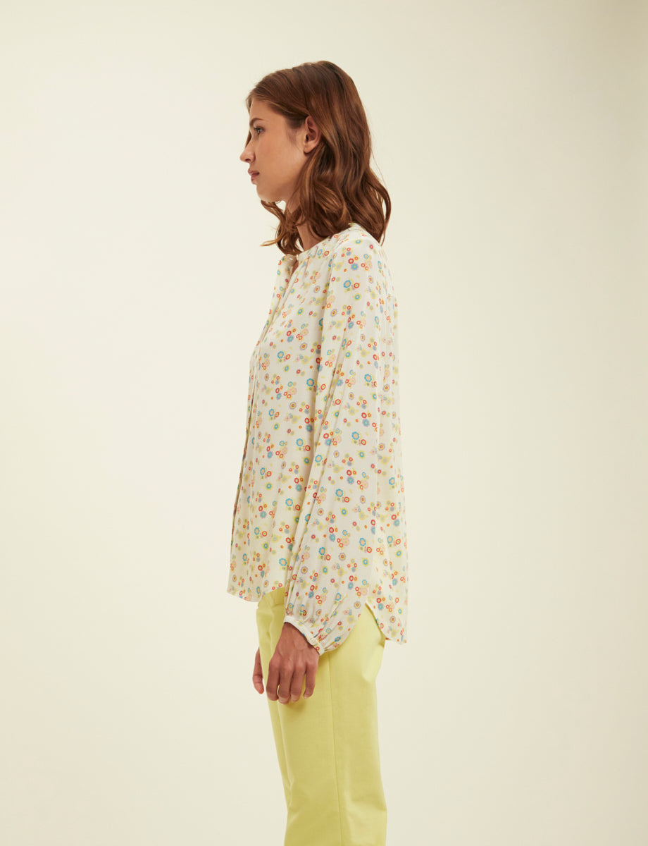 10qty RELIQUAT 95€ 10%  / Chemise boufante Josephine - Multi Primavera