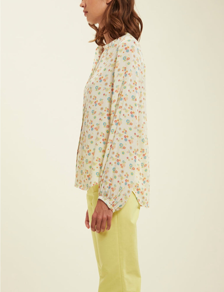10qty RELIQUAT 95€ 10%  / Chemise boufante Josephine - Multi Primavera