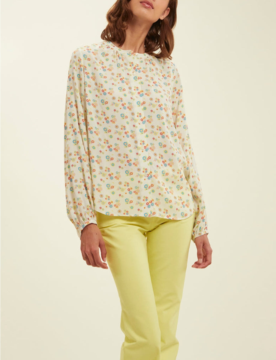 10qty RELIQUAT 95€ 10%  / Chemise boufante Josephine - Multi Primavera