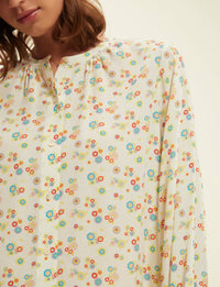 10qty RELIQUAT 95€ 10%  / Chemise boufante Josephine - Multi Primavera