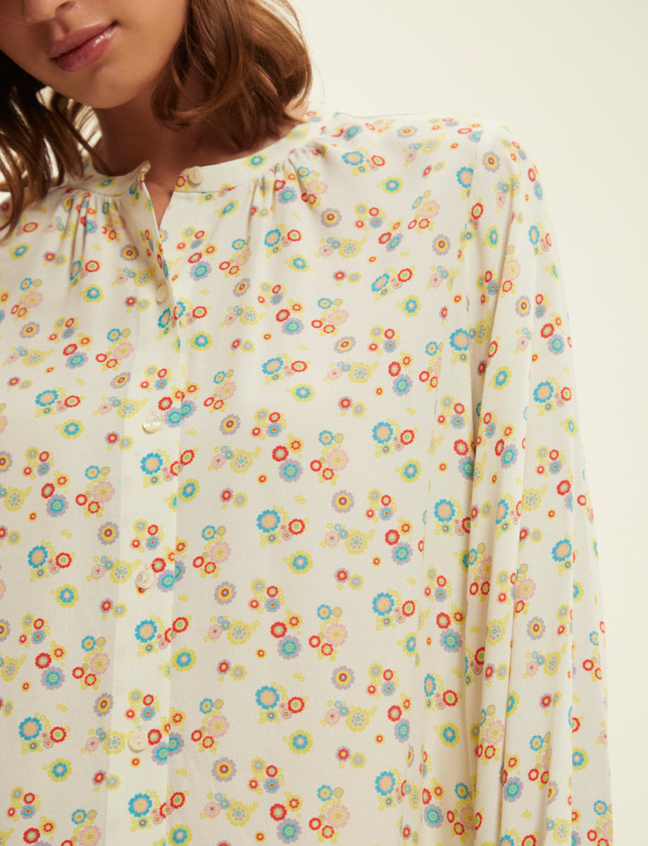 10qty RELIQUAT 95€ 10%  / Chemise boufante Josephine - Multi Primavera