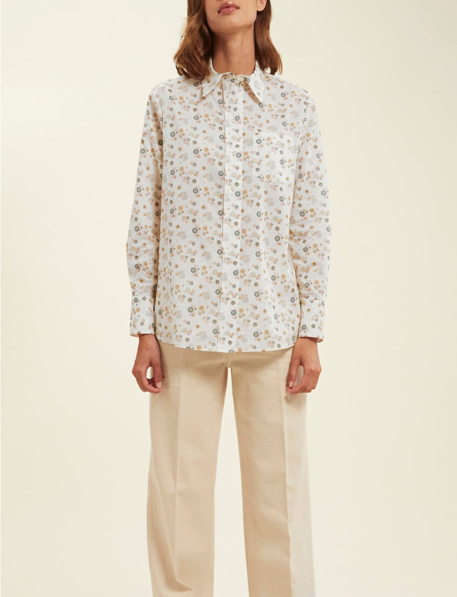 29qty RELIQUAT 65€ 0%  / Chemise droite Mauréen - Pink Primavera