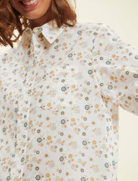 29qty RELIQUAT 65€ 0%  / Chemise droite Mauréen - Pink Primavera