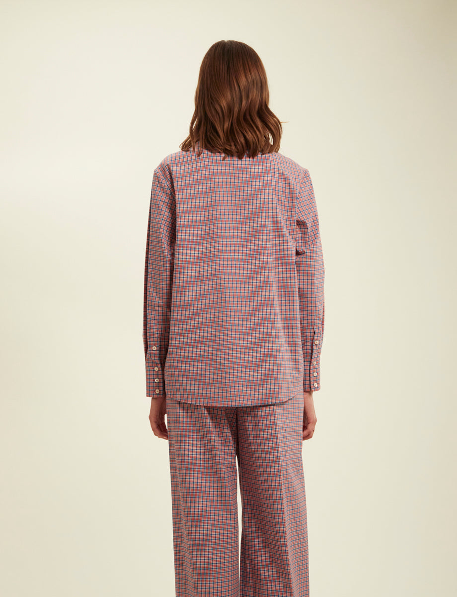 17qty RELIQUAT 80€ 0%  / Chemise droite Mauréen - Red Multicolor