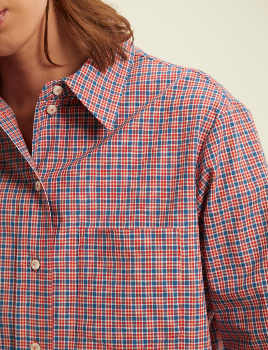 17qty RELIQUAT 80€ 0%  / Chemise droite Mauréen - Red Multicolor