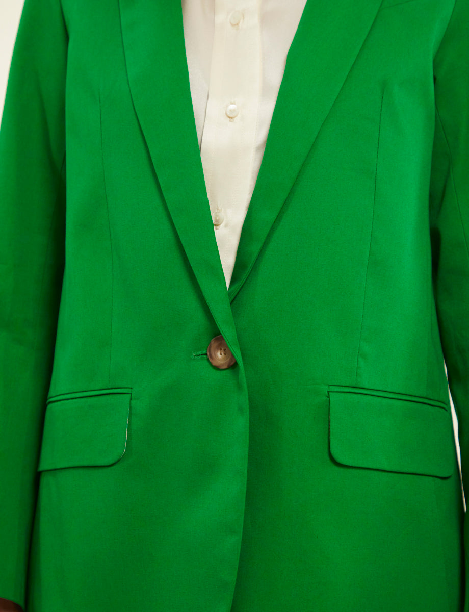 1qty RELIQUAT 120€ 0%  / Blazer Bruna à revers - Green Prairie