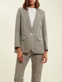 1qty RELIQUAT 120€ 0%  / Blazer Bruna à revers - Blue White Red