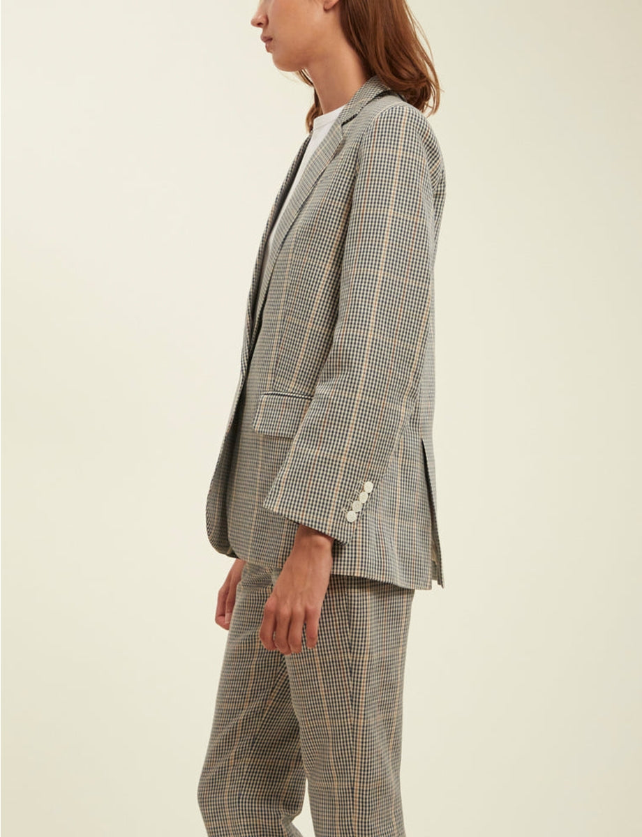 1qty RELIQUAT 120€ 0%  / Blazer Bruna à revers - Blue White Red