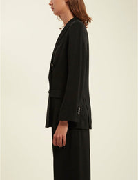1qty RELIQUAT 120€ 100%  / Blazer croisé Ezio - Black