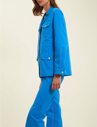 2qty RELIQUAT 120€ 0%  / Veste Flipper saharienne ajustée - Blue Cobalt
