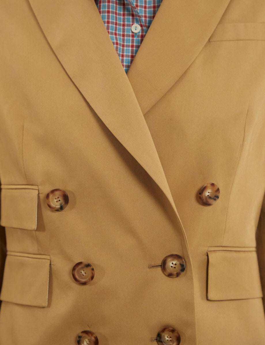 14qty RELIQUAT 120€ 25%  / Blazer boutonné Maurice - Khaki