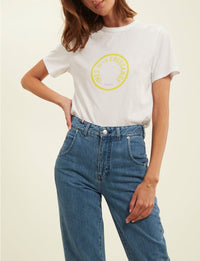 4qty RELIQUAT 20€ 16,7%  / T-shirt droit Oscar - White Yellow