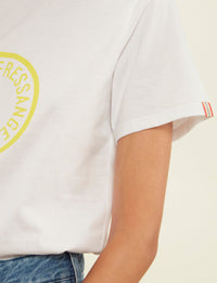 4qty RELIQUAT 20€ 16,7%  / T-shirt droit Oscar - White Yellow