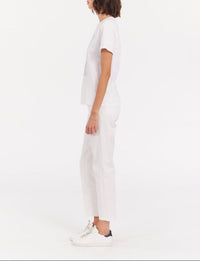 1qty RELIQUAT 20€ 100%  / T-shirt droit Oscar - White Logo