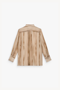 Chemise d'homme patte apperent - Beige Moyen