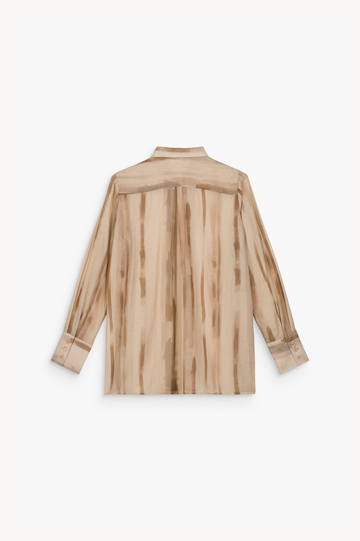 Chemise d'homme patte apperent - Beige Moyen