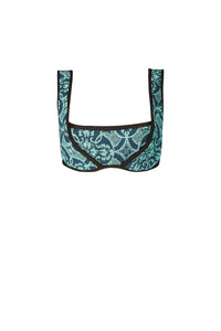Brassière à motif - Bright Green