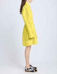Robe Sammy en popeline de coton - Yellow