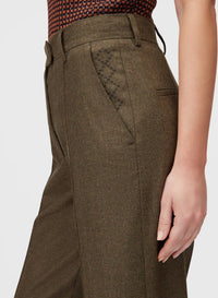 MILITARY GREEN TAILORING PANTS (NR)